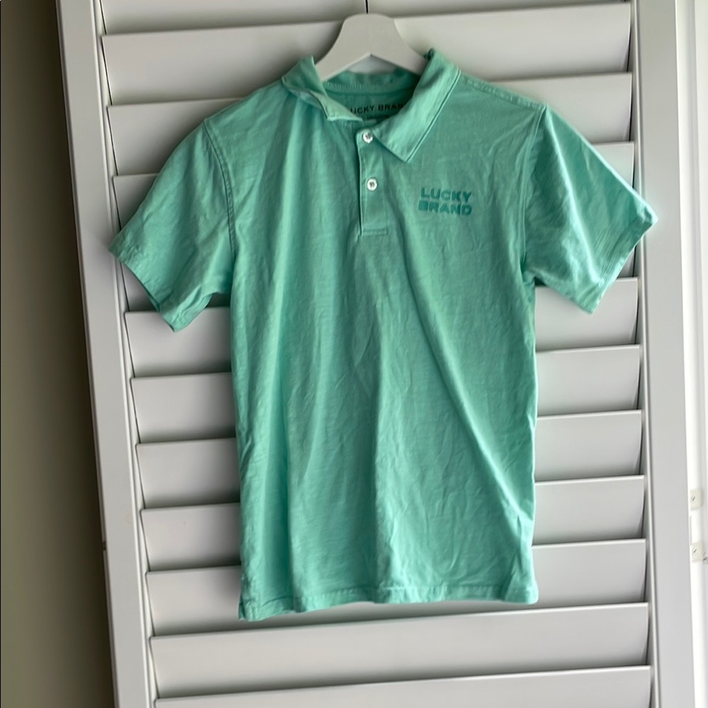 Lucky Brand Blue Polo Shirt Classic Design